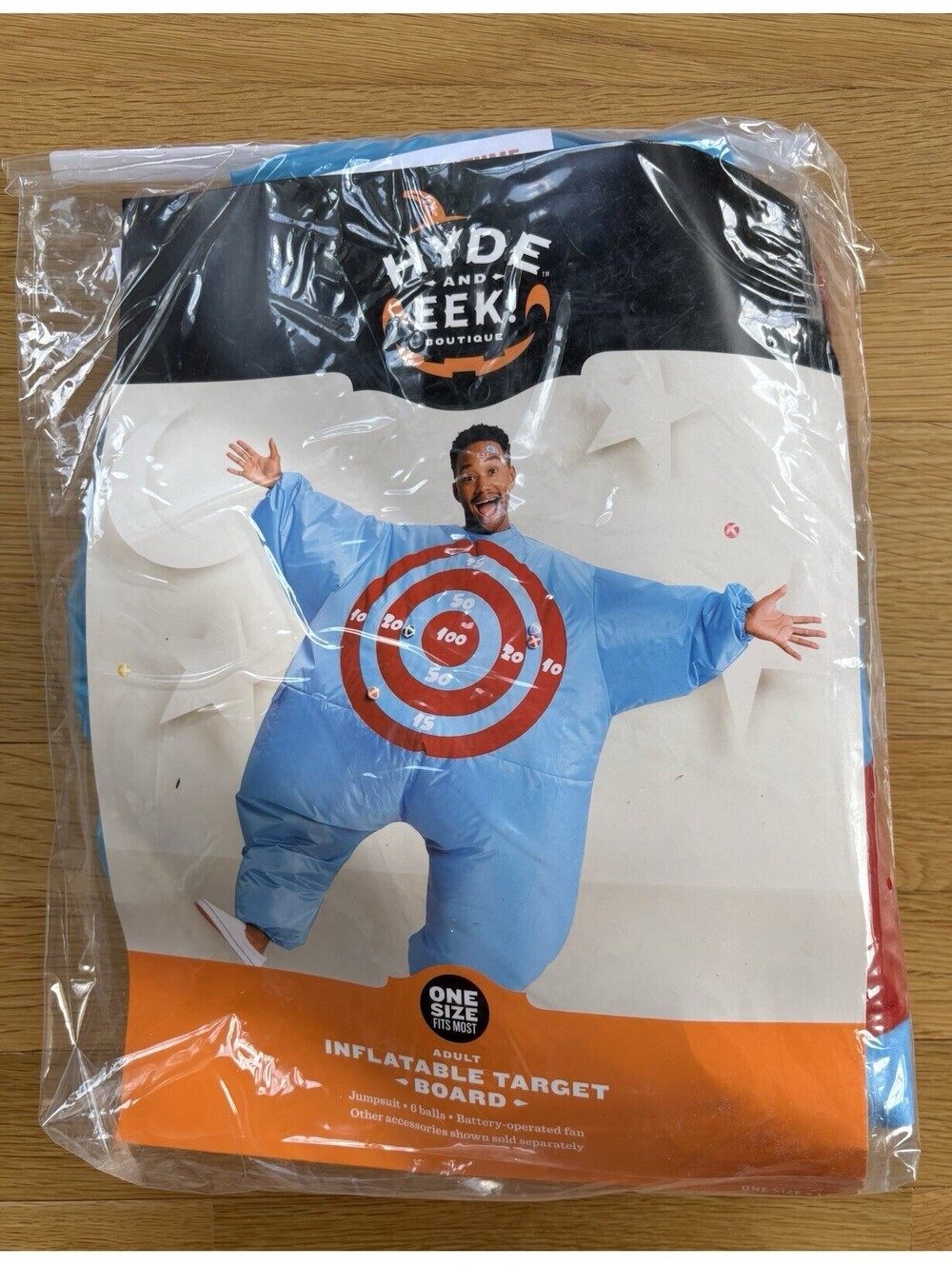 Halloween Costume Hyde Eek Inflatable Target Board Adult One Size New